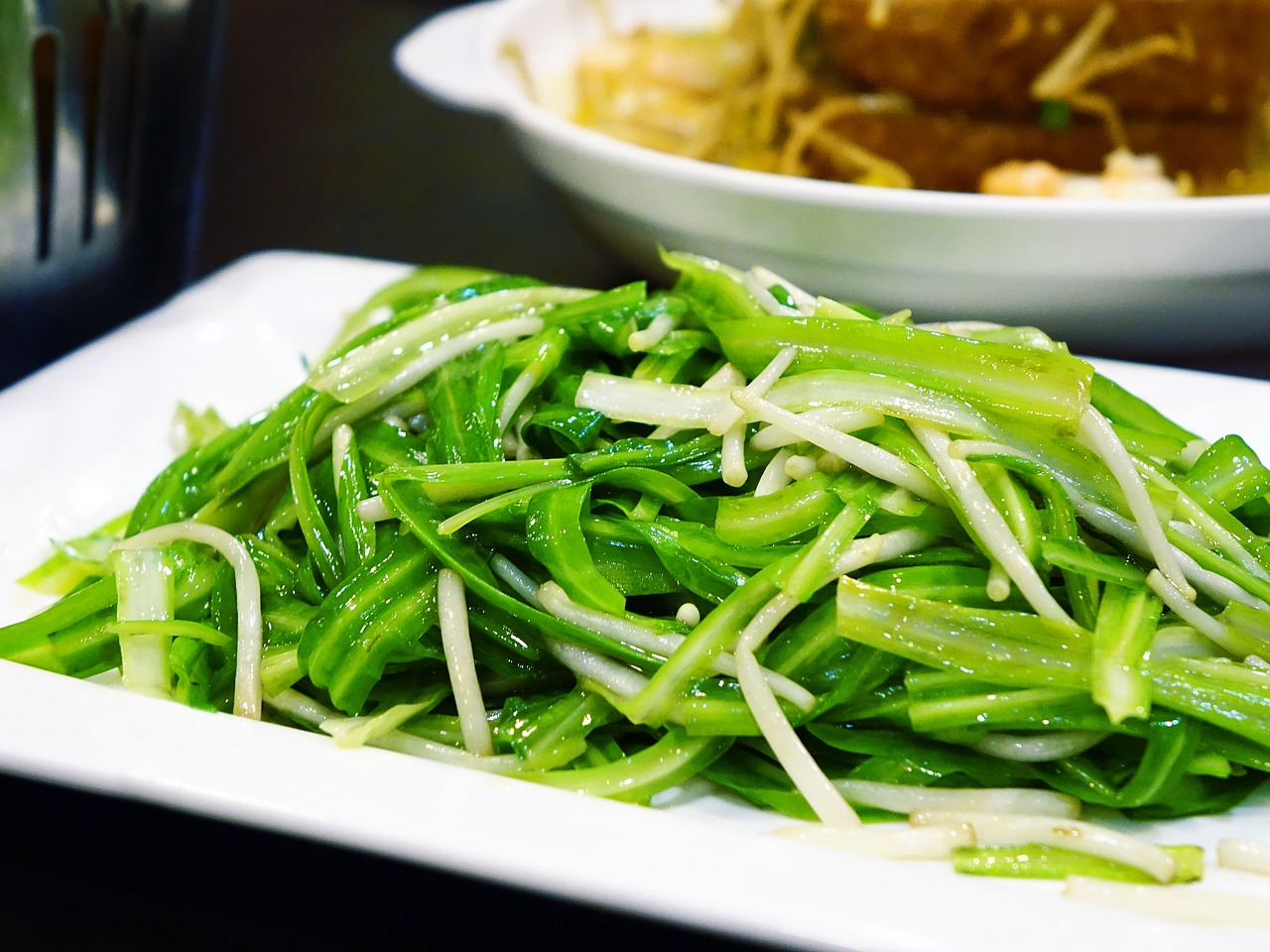 green dragon vegetable, 青龙菜, bean sprouts-1707089.jpg